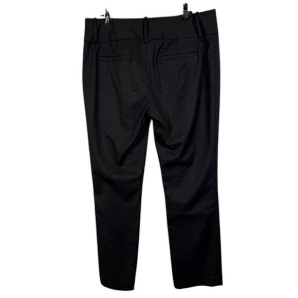 Alice + Olivia Stacey Slim Trouser Charcoal Gray Pockets Zip Hem Size 8 - Picture 5 of 14